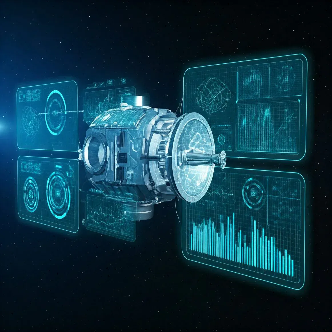 Satellite in Space