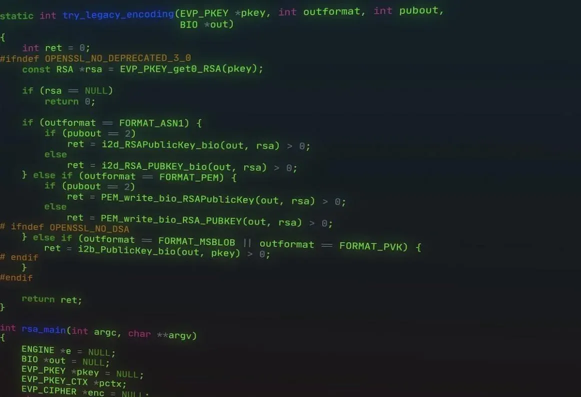 Terminal with Code