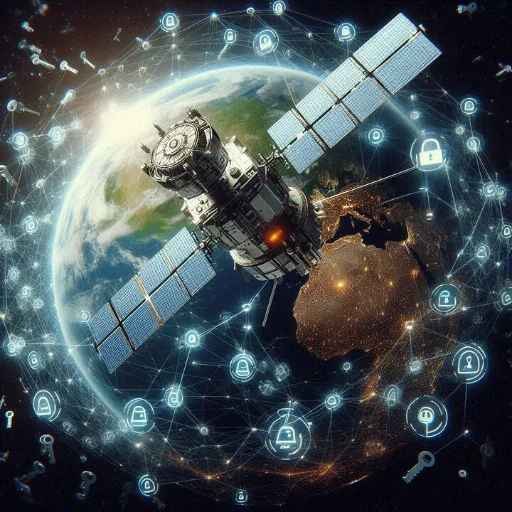 Satellite in Space