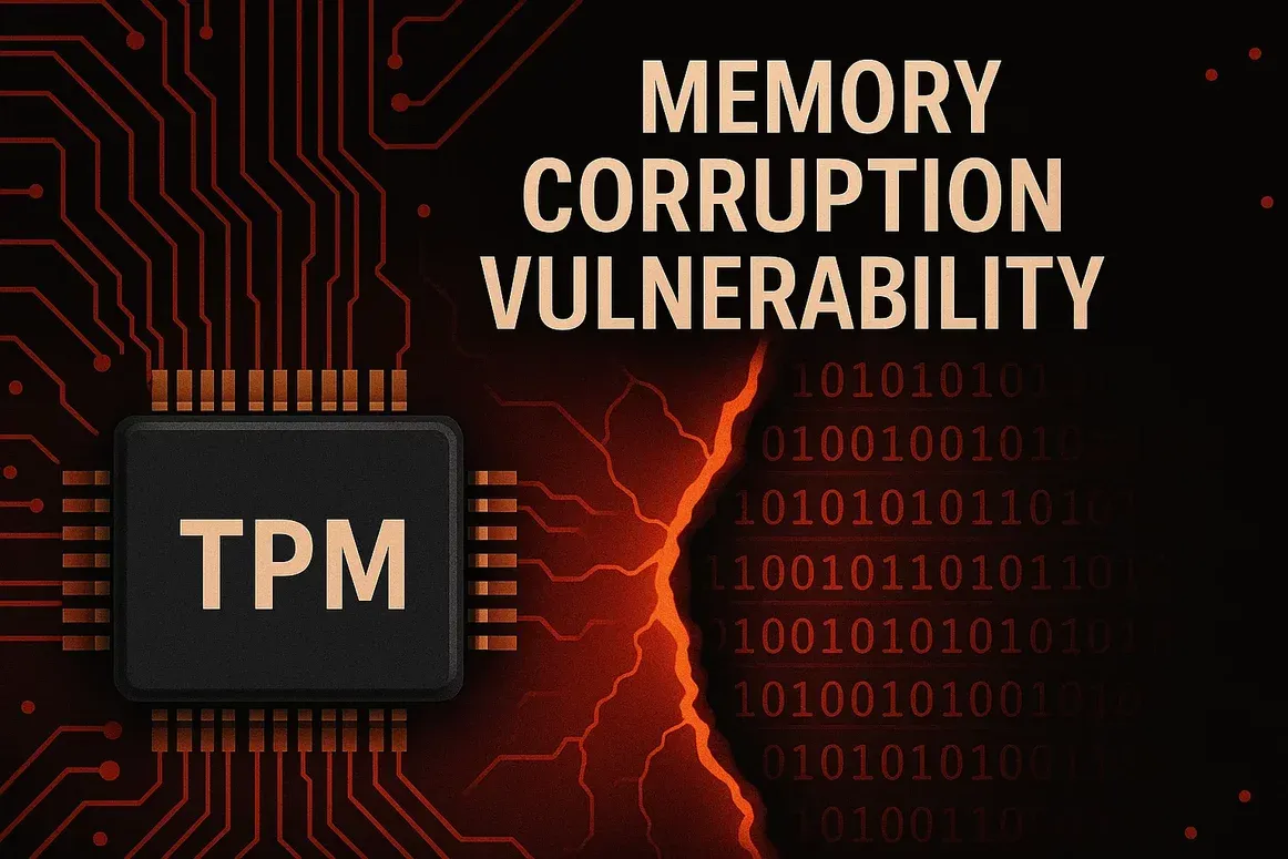 Memory corruption vulnerability in wolfTPM